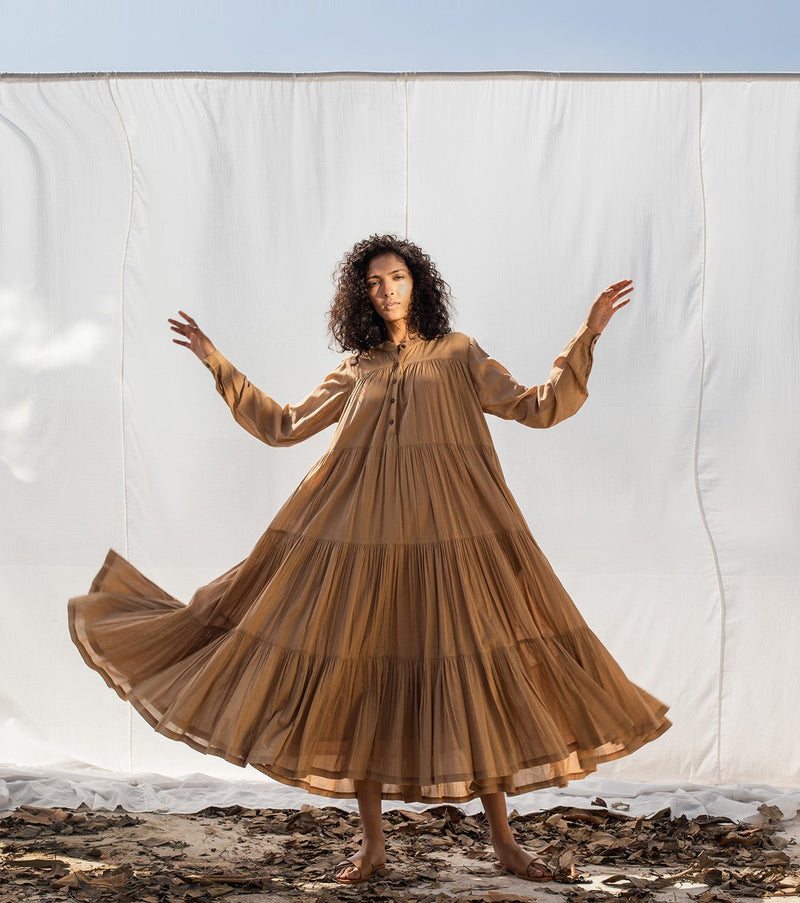 Touch Wood Dress by Khara Kapas for women Worldwide