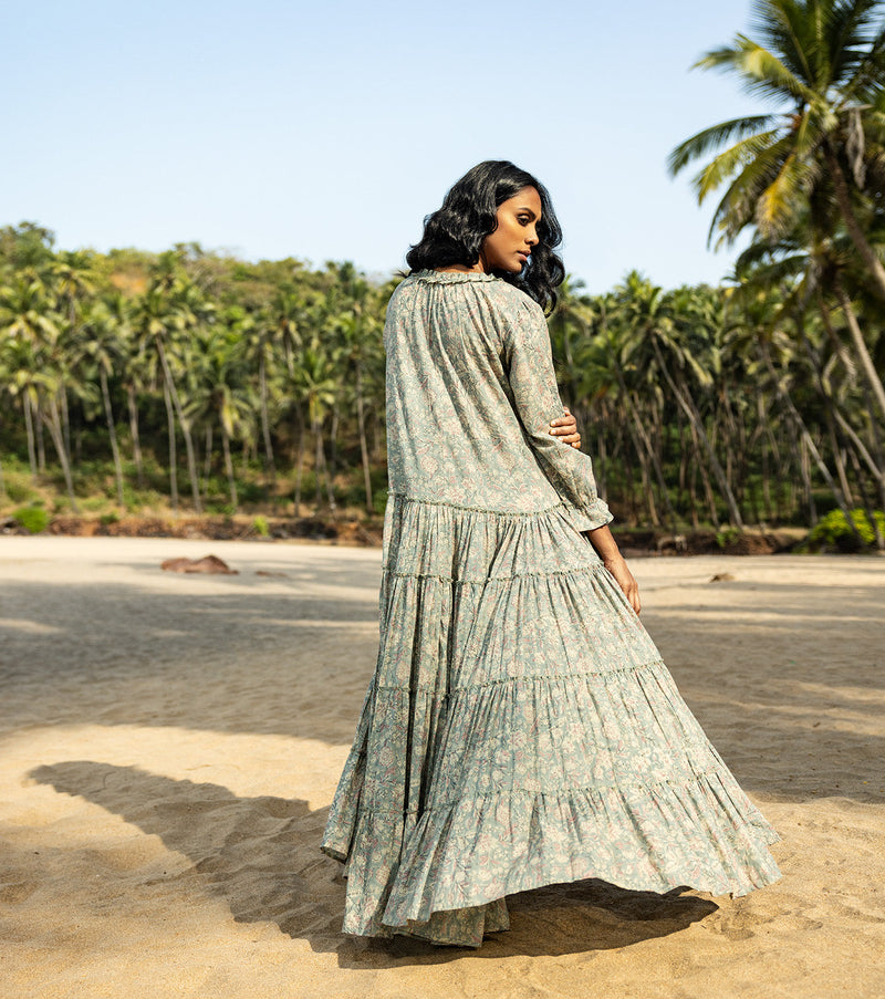 Tropical hail Dress by Khara Kapas for women Worldwide