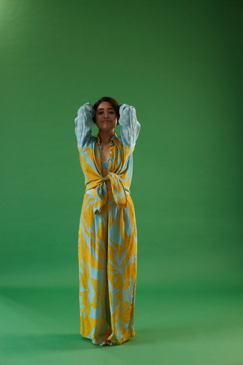 TSUBA BLUE Co-ord Set by Yam for women Worldwide