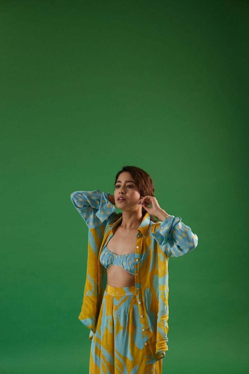 TSUBA BLUE Co-ord Set by Yam for women Worldwide