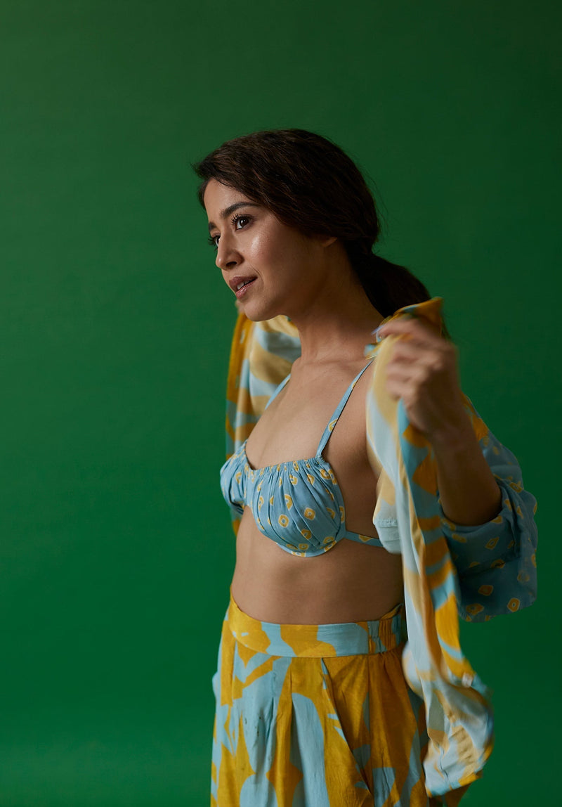 TSUBA BLUE Co-ord Set by Yam for women Worldwide