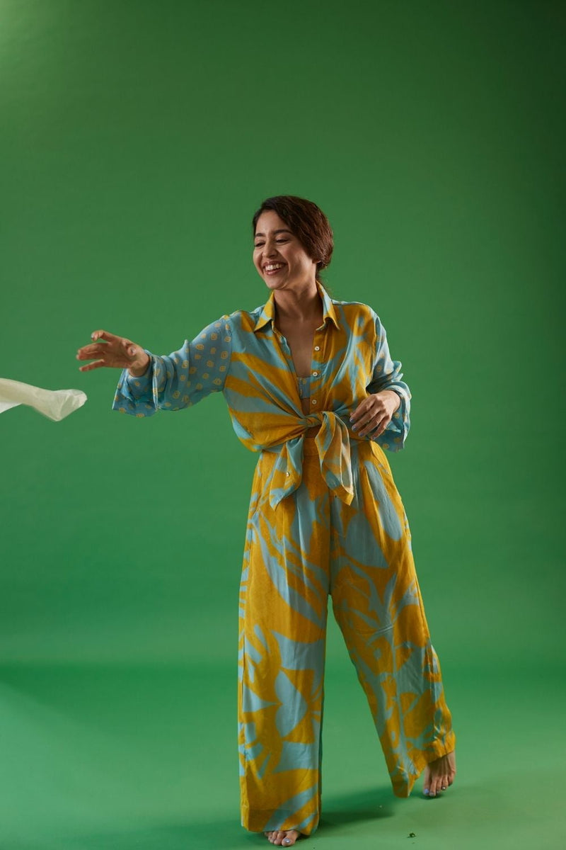TSUBA BLUE Co-ord Set by Yam for women Worldwide
