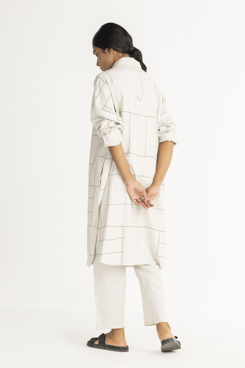 U-Shape Jacket- Beige by THREE for women Worldwide