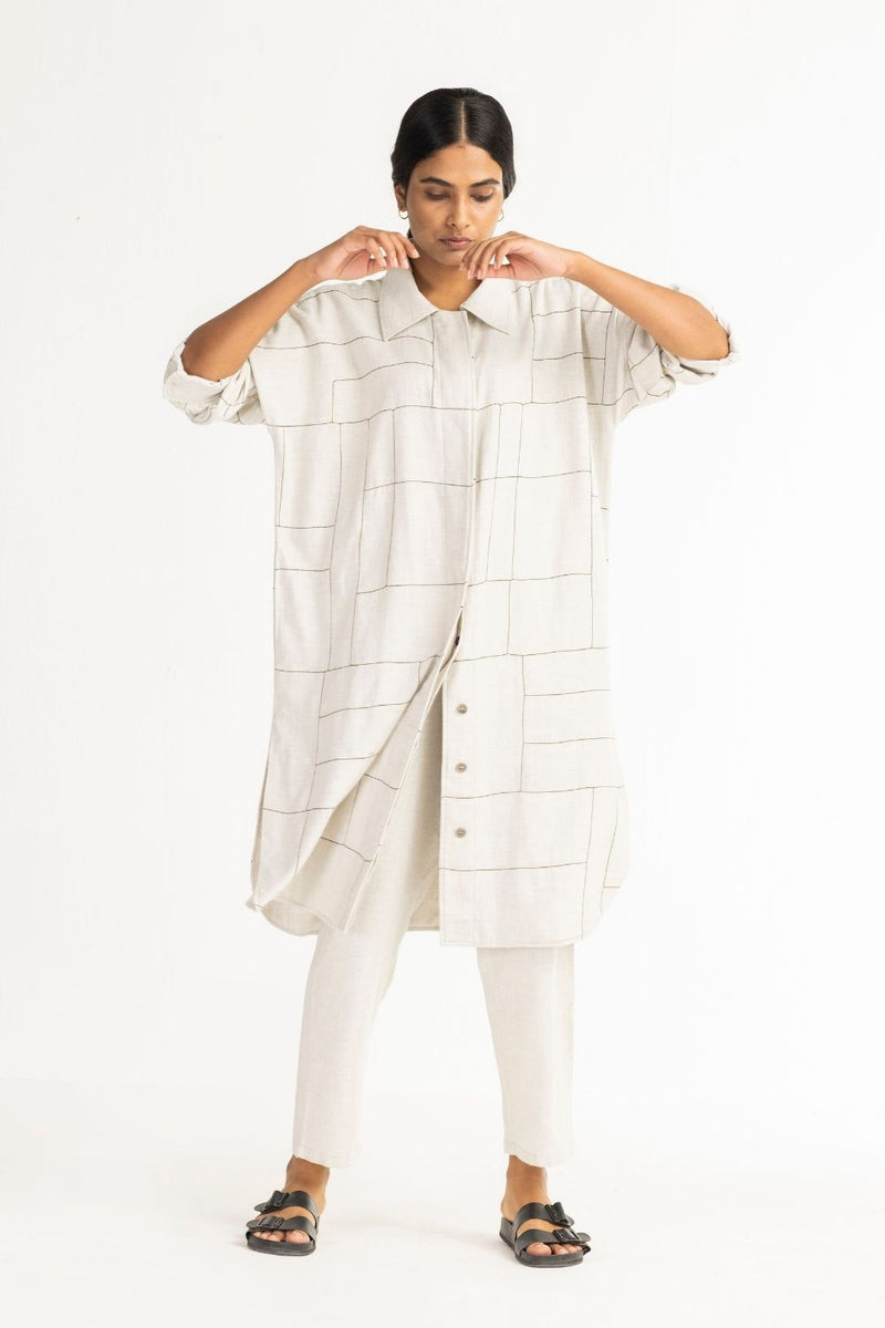 U-Shape Jacket- Beige by THREE for women Worldwide