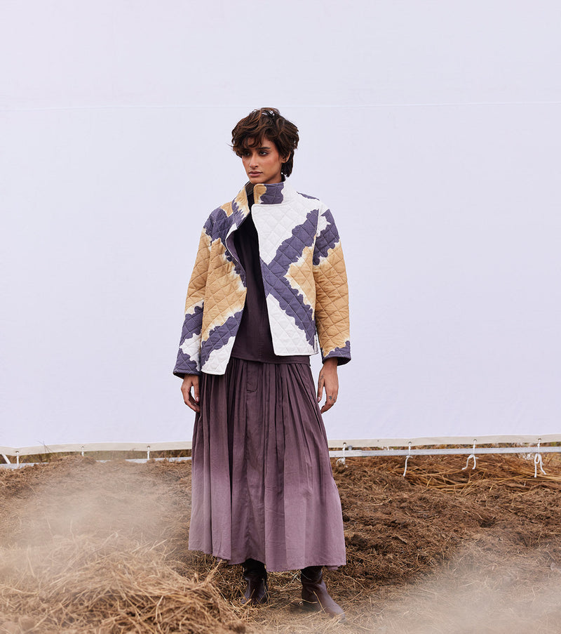 Umbre jacket cotton by Khara Kapas in multi for women Worldwide