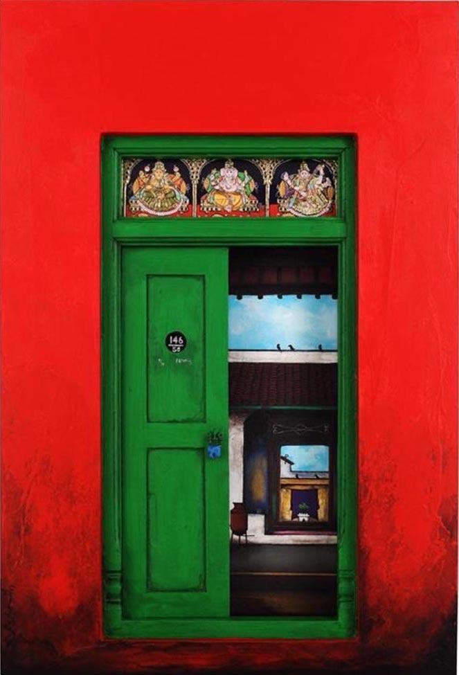 Untitled KS02 Art KR Santhana Krishnan