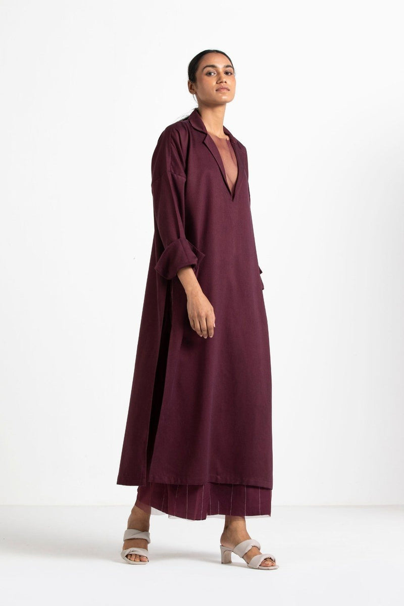 V Neck Tunic Co-ord (Set of 3) by THREE for women Worldwide
