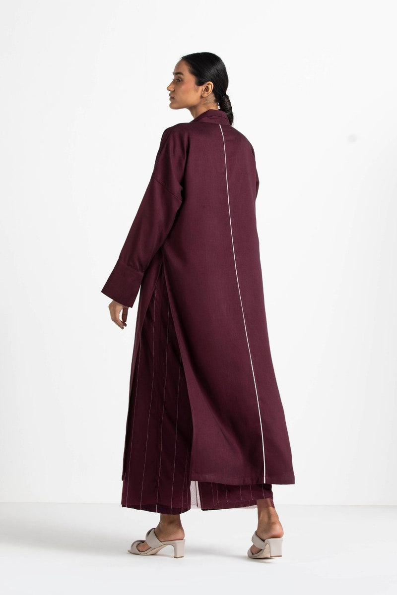 V Neck Tunic Co-ord (Set of 3) by THREE for women Worldwide