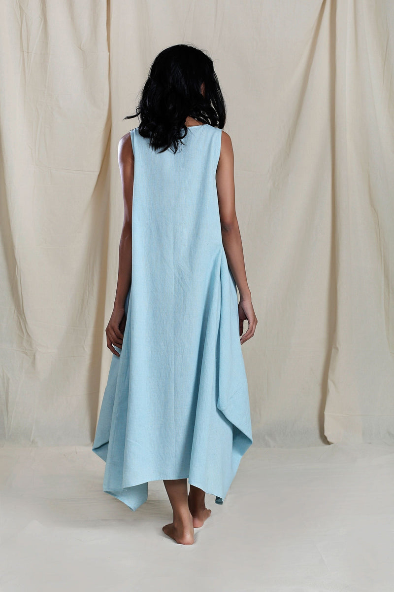 Vari Aakaar Blue dress Dress by Mati for women Worldwide