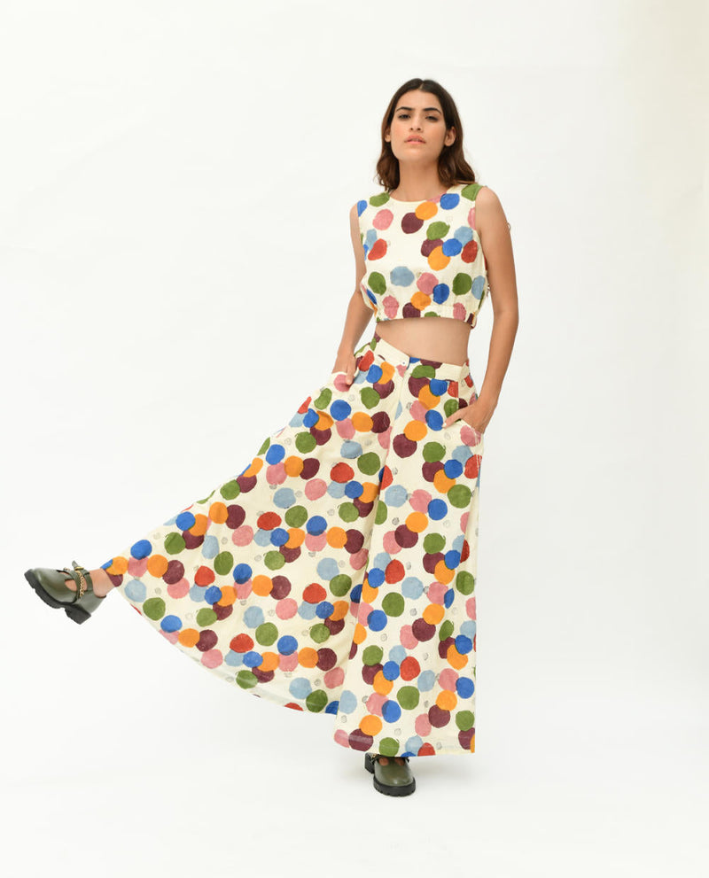 VOID WIDE PANT Bottoms by Rias for women Worldwide