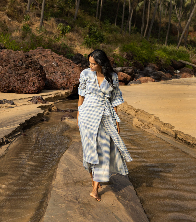 Walk barefoot Co-ord Set by Khara Kapas for women Worldwide