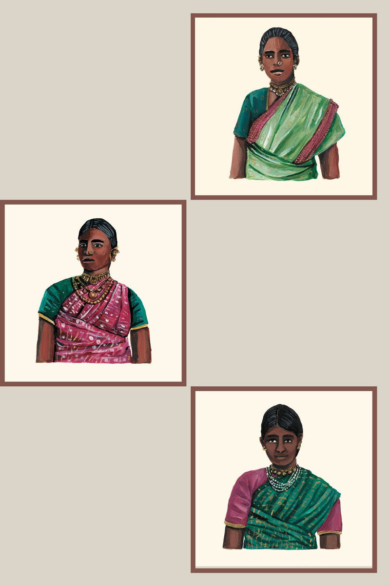 WOMEN OF CEYLON SERIES 2- SET 3 Art Namrata Kumar