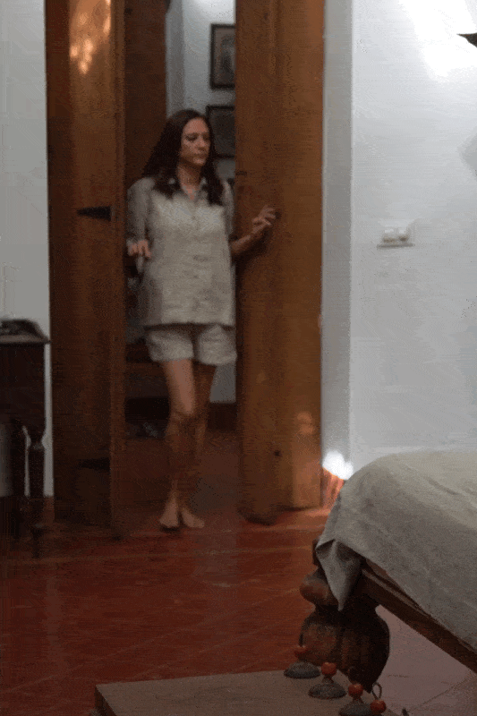 Women's Undyed Linen Shorts Set linen by Saphed for women Worldwide