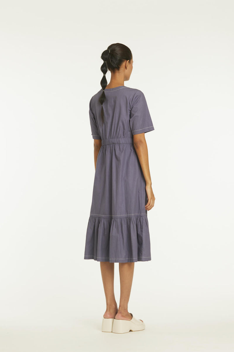 Wrap Dress Co-ord Violet Dress,Co-ord Set,Scarves & Stoles by THREE for women Worldwide