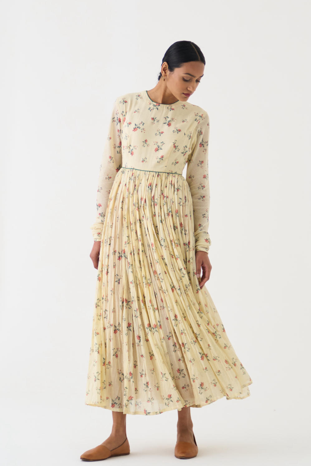 Chintz Ivory Ghoomar Anarkali