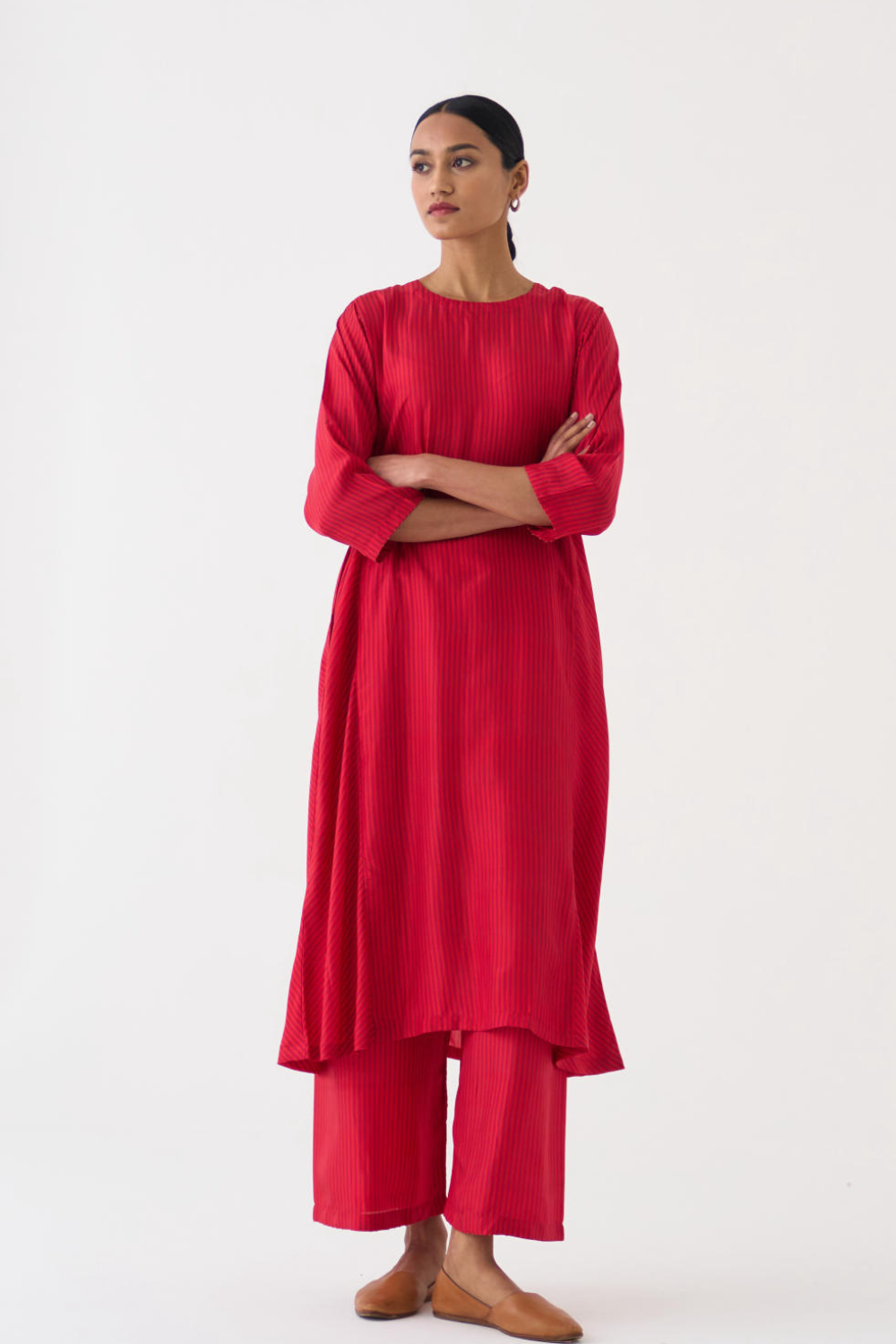 Iris Stripped Kurta Set