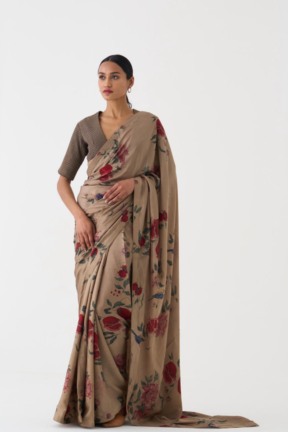 Bloome Toosh Habutai Saree