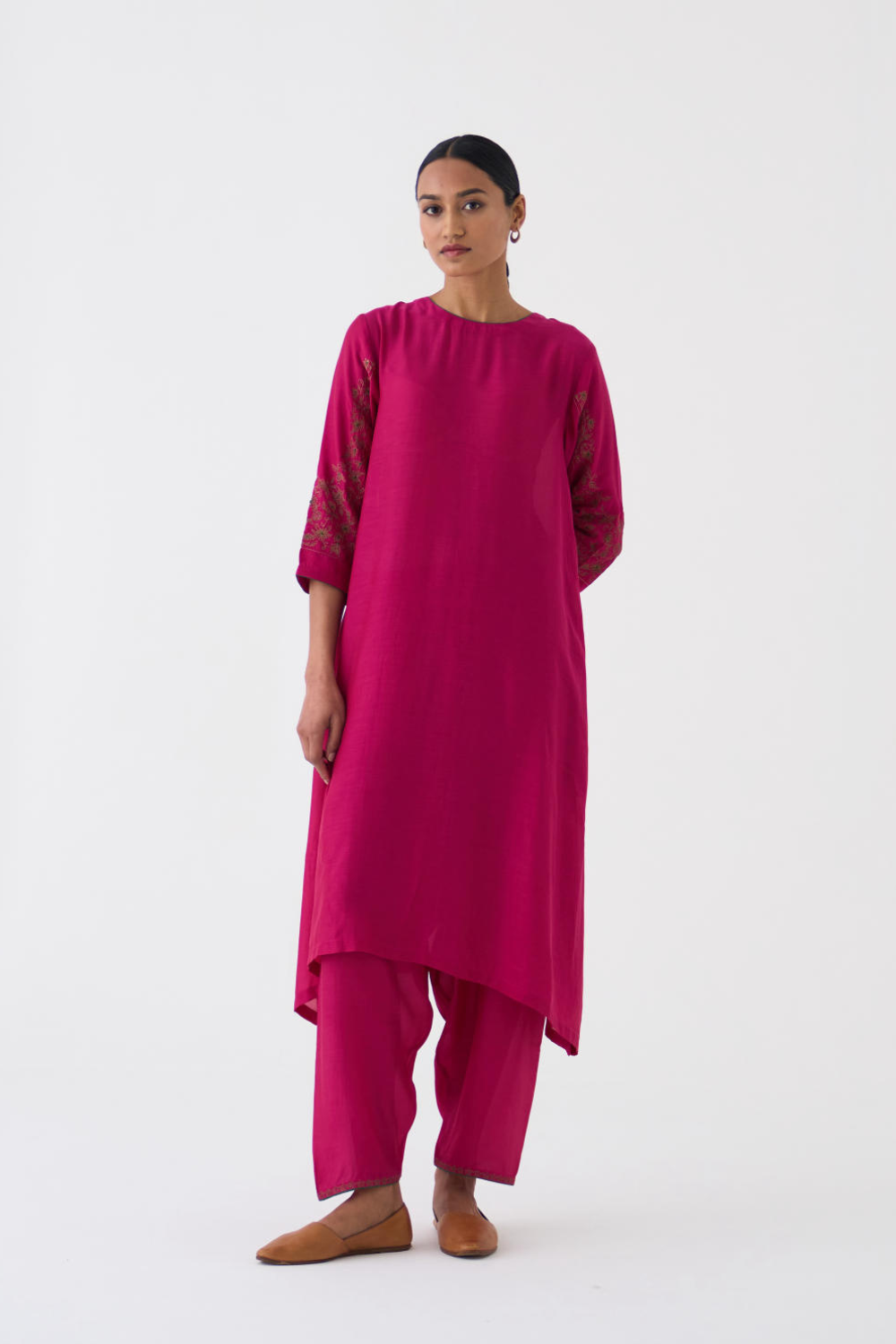 Inara Rani Pink Kurta Set