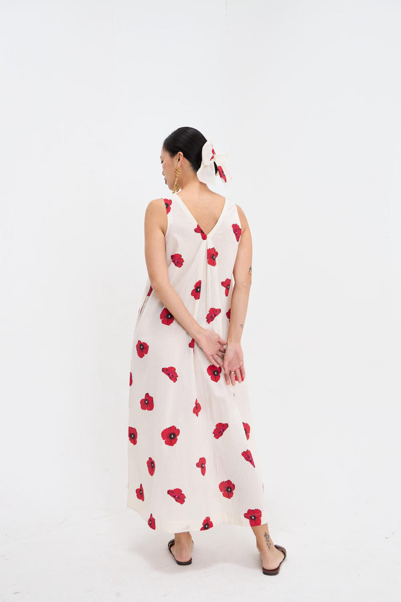 POPPY DRESS cotton by Aavidi for women Worldwide