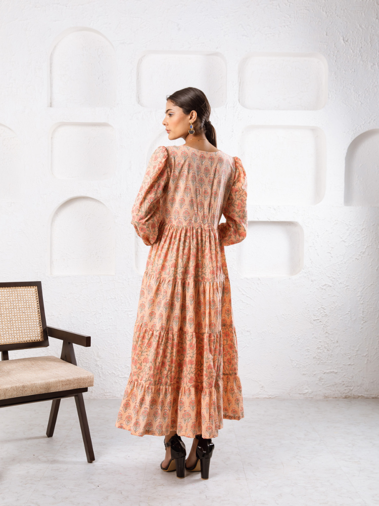 Jaypore Peach Dress