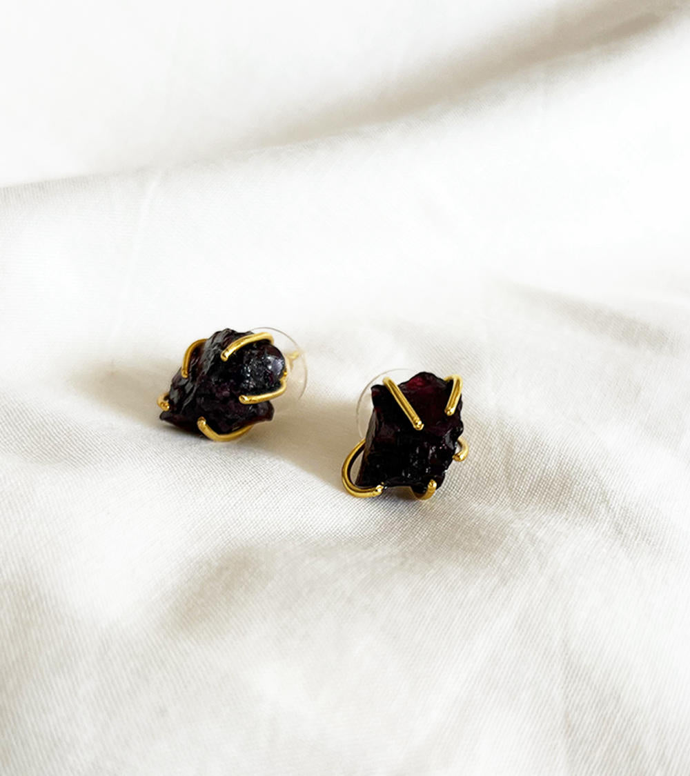 Aakar earring - Black