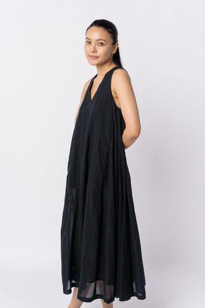 Black voluminous dress - Black