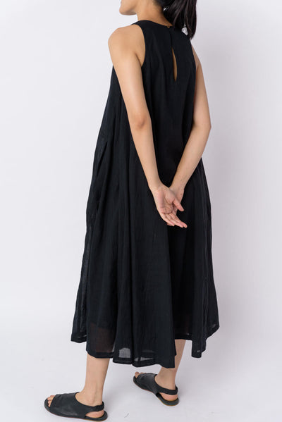 Black voluminous dress - Black