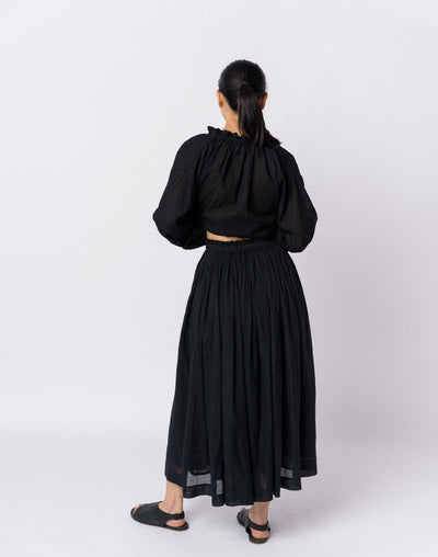 Classic black pull - on skirt - Black