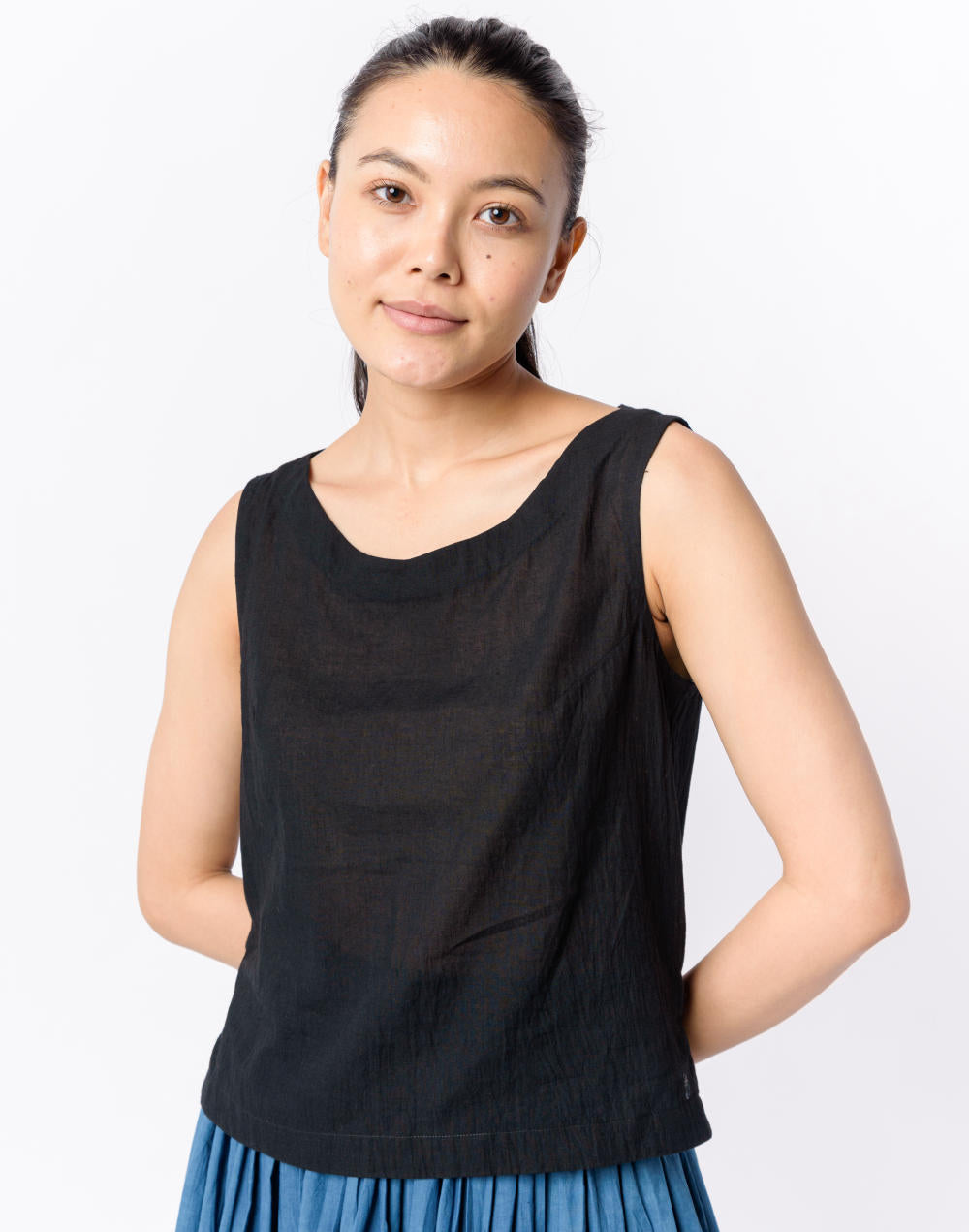 Classic black tank top - Black