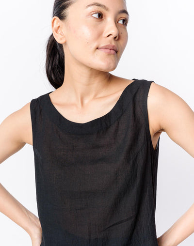 Classic black tank top - Black