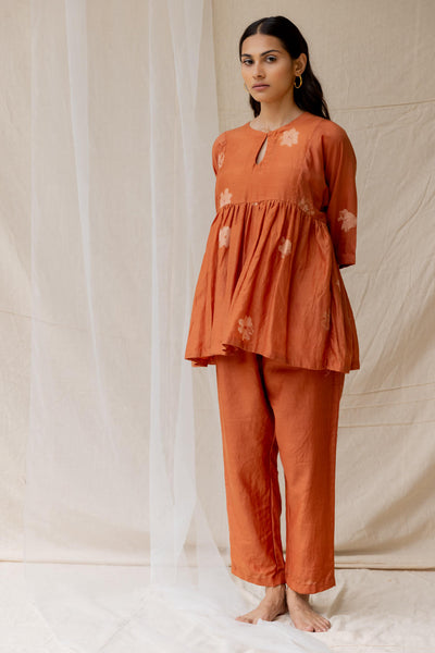 Daisy co-ord set - Rust