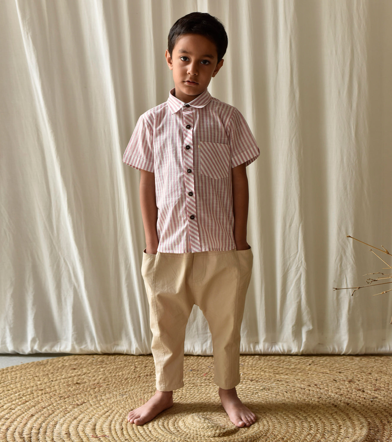 Candy Stripe Shirt Fashion Khara Kapas Kids