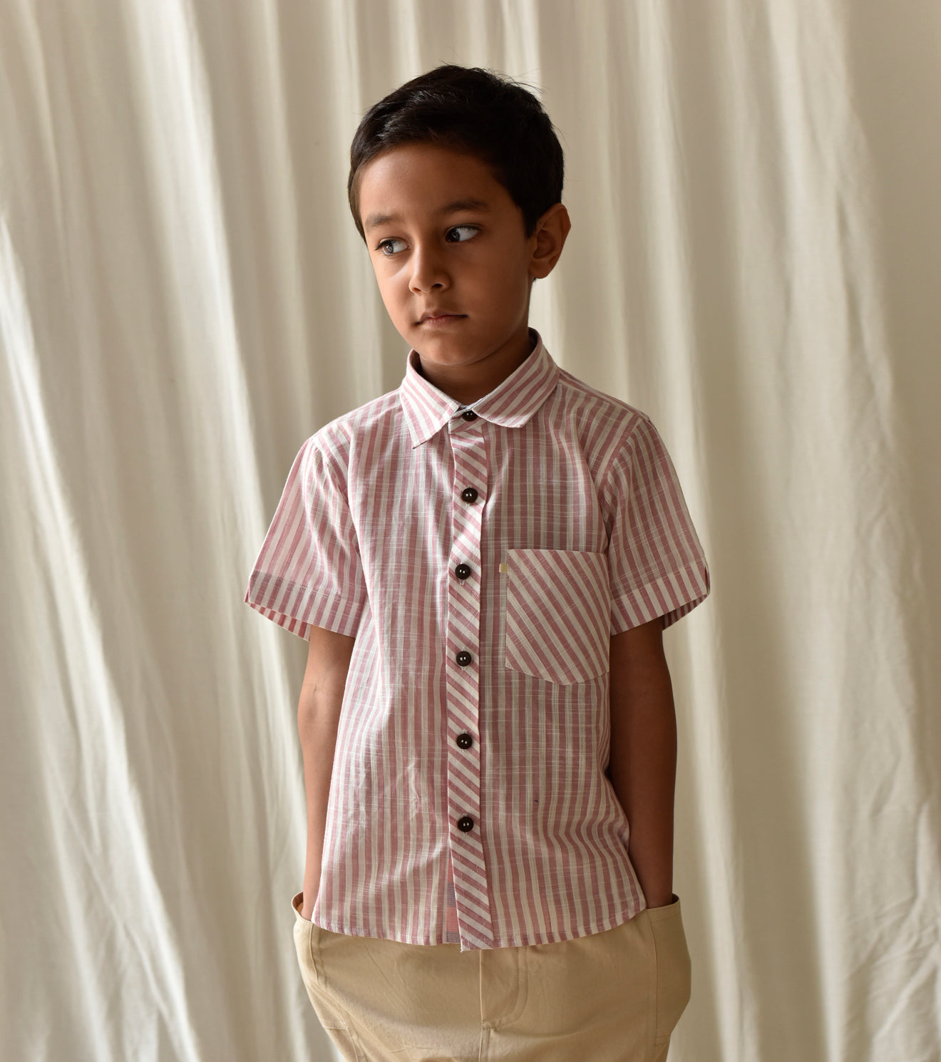 Candy Stripe Shirt Fashion Khara Kapas Kids