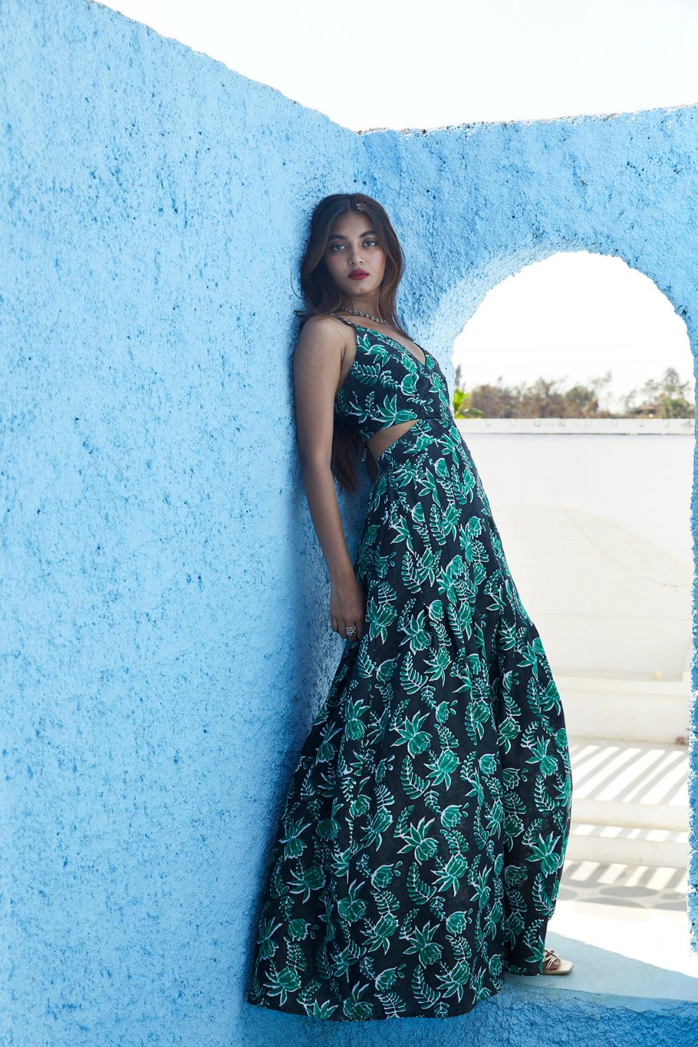 GULAABO SILK MAXI DRESS Fashion JodiLife