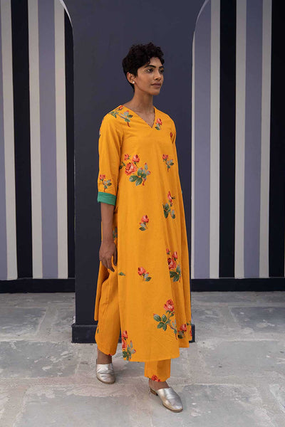 GULKAND YELLOW KURTA SET Fashion Yam