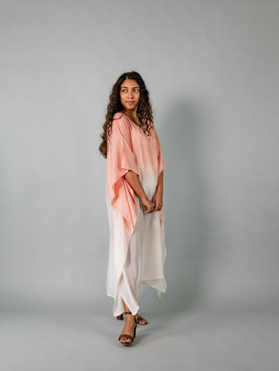 Ipanema Natural Dyed Pink Kaftan Canvas & Weaves