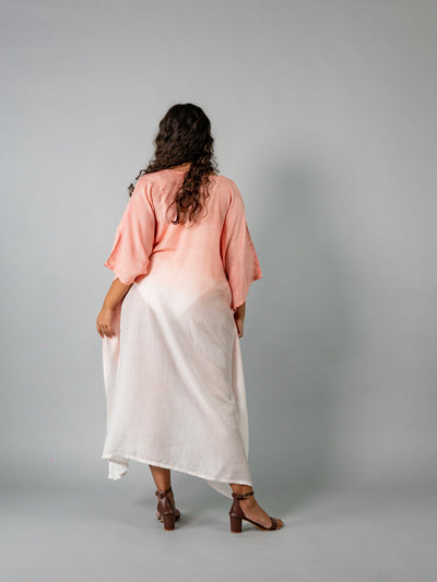 Ipanema Natural Dyed Pink Kaftan Canvas & Weaves