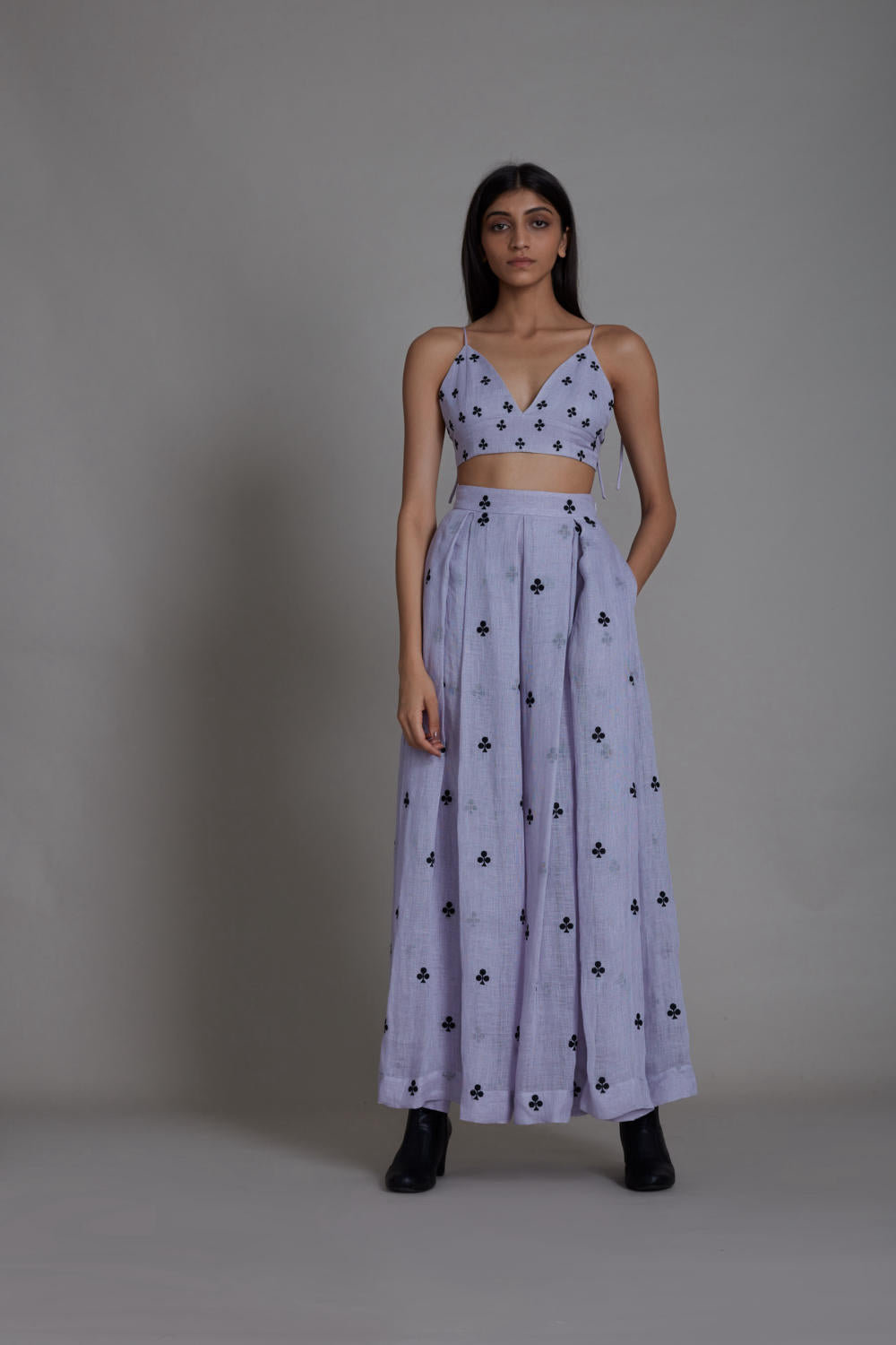 MATI CLUB LEHENGA-LAVENDER Fashion Mati