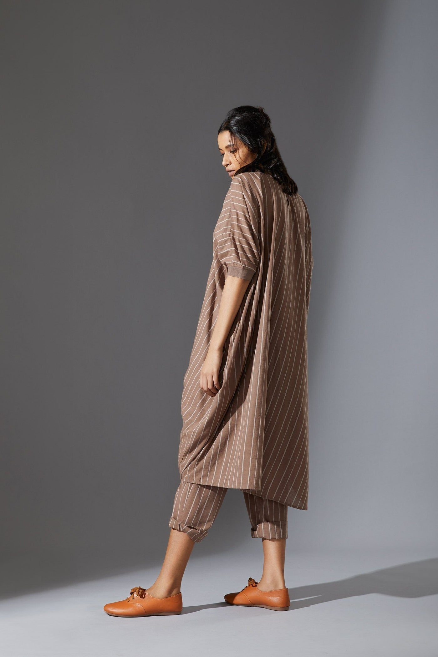 MATI COWL DRESS - AW BEIGE Fashion Mati