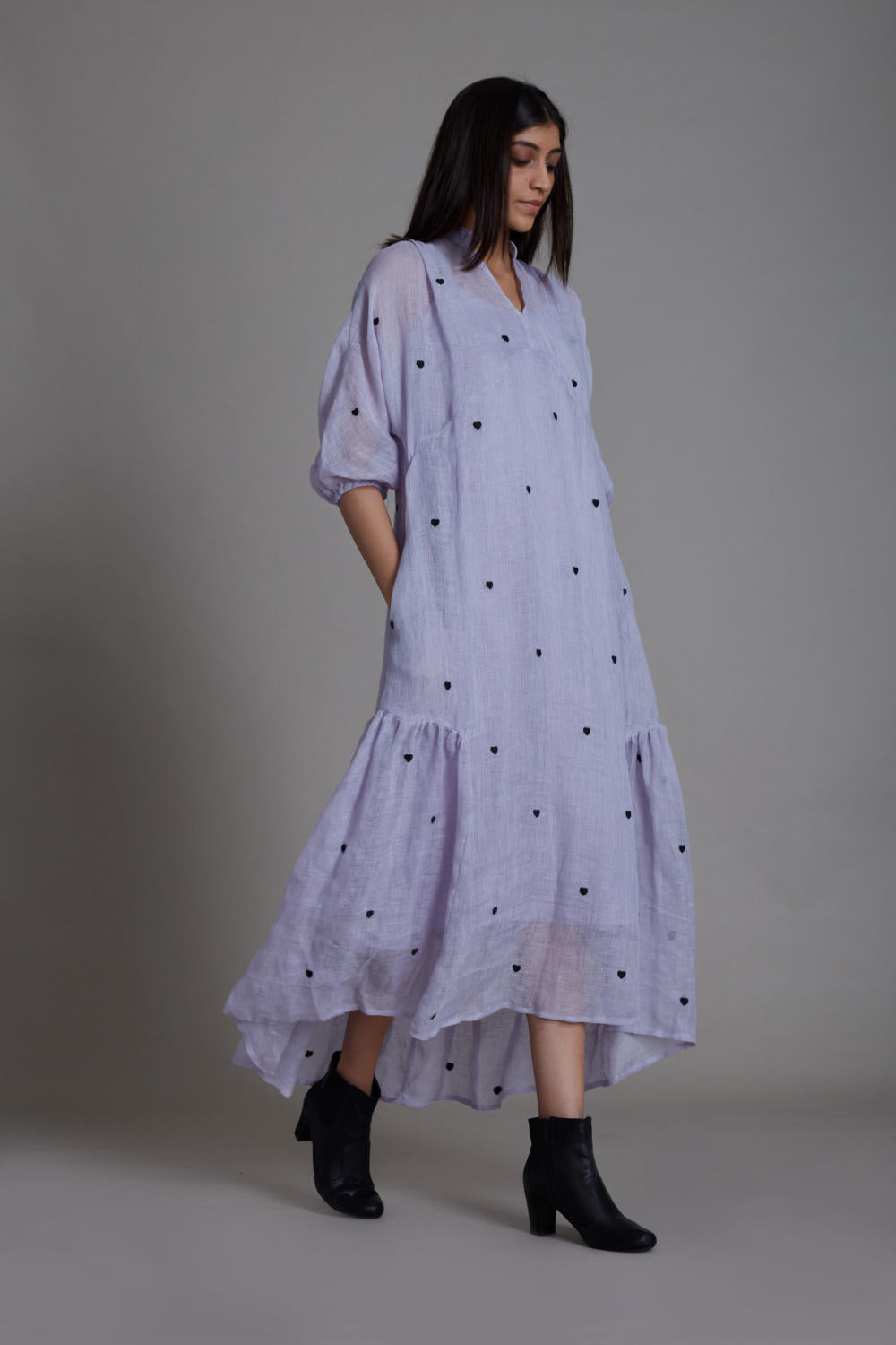 MATI QUEEN OF HEART DRESS-LAVENDER Fashion Mati