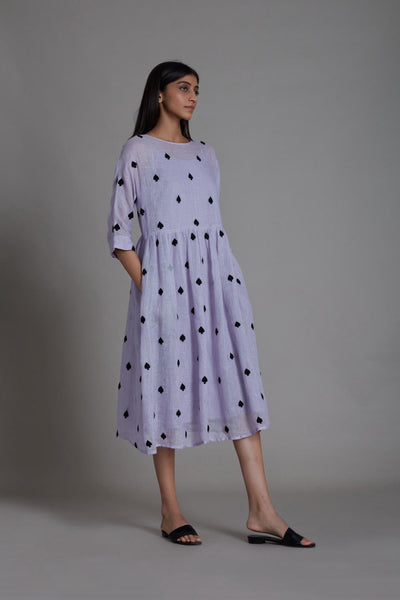 MATI TEEN PATTI DRESS-LAVENDER Fashion Mati