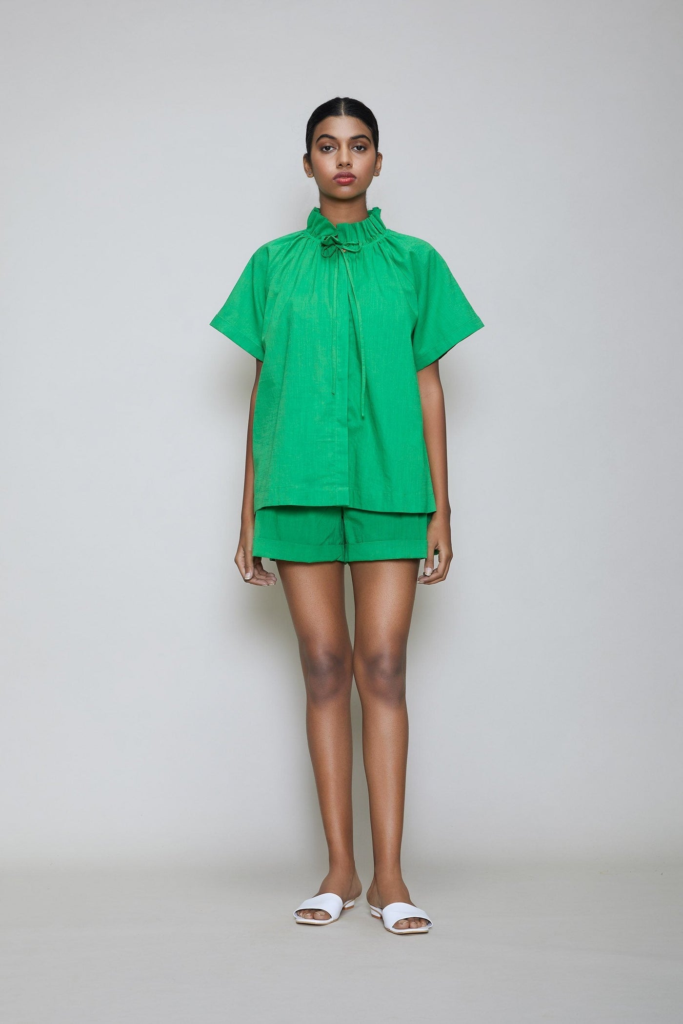 MATI TORA & SHORTS SET - GREEN Fashion Mati