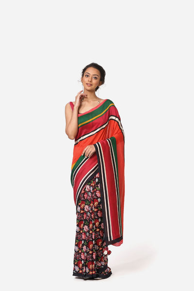 Rose Jaal Saree Fashion Yam