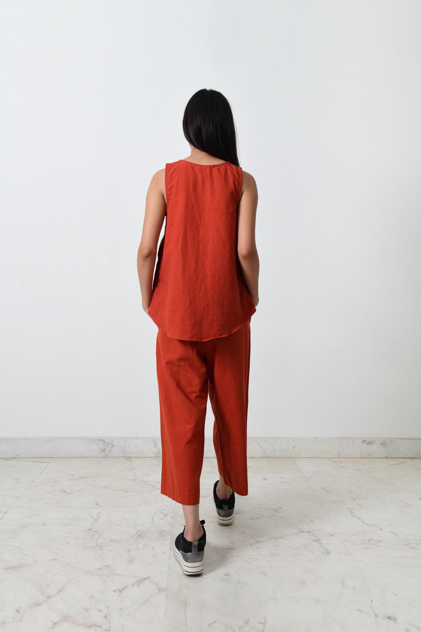 RUST KHADI CO-ORD Fashion Rias 