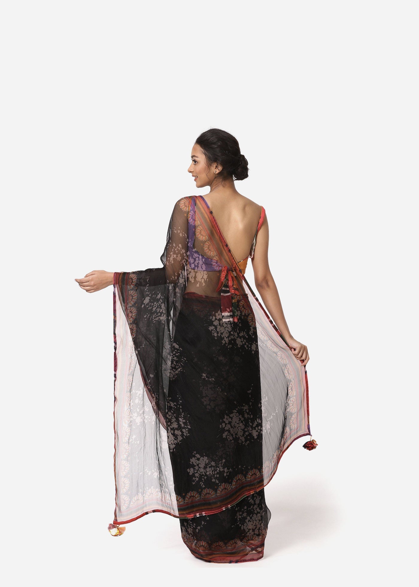 The Black Ivy Saree Fashion Yam