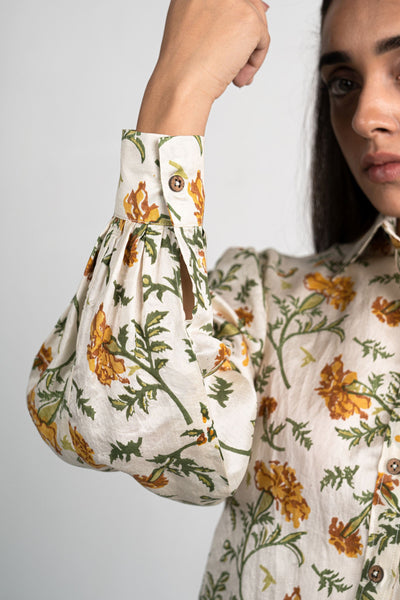 The Marigold Joy silk shirt Fashion SUI 