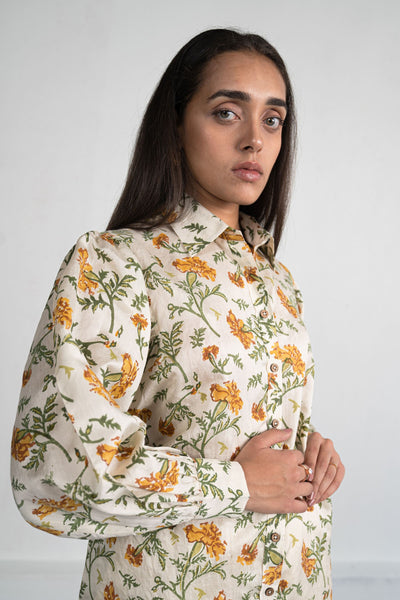 The Marigold Joy silk shirt Fashion SUI 