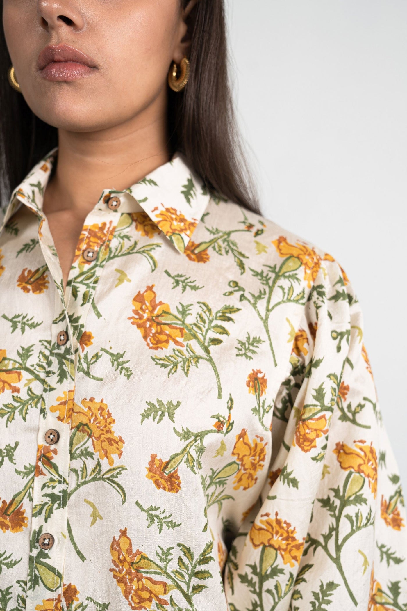 The Marigold Joy silk shirt Fashion SUI 