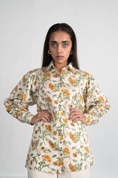 The Marigold Joy silk shirt Fashion SUI 